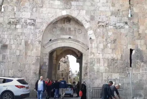 Puerta de los Leones en Jerusalem