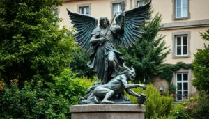 estatua de san miguel arcangel vaticano